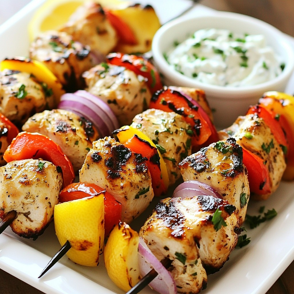 Greek Chicken Souvlaki Skewers Flavorful and Easy Guide