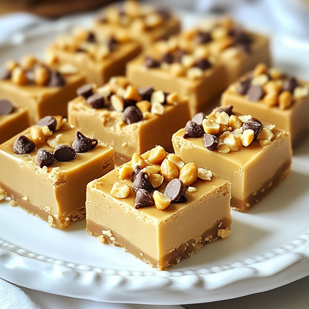 Creamy No-Bake Peanut Butter Fudge Simple Treat