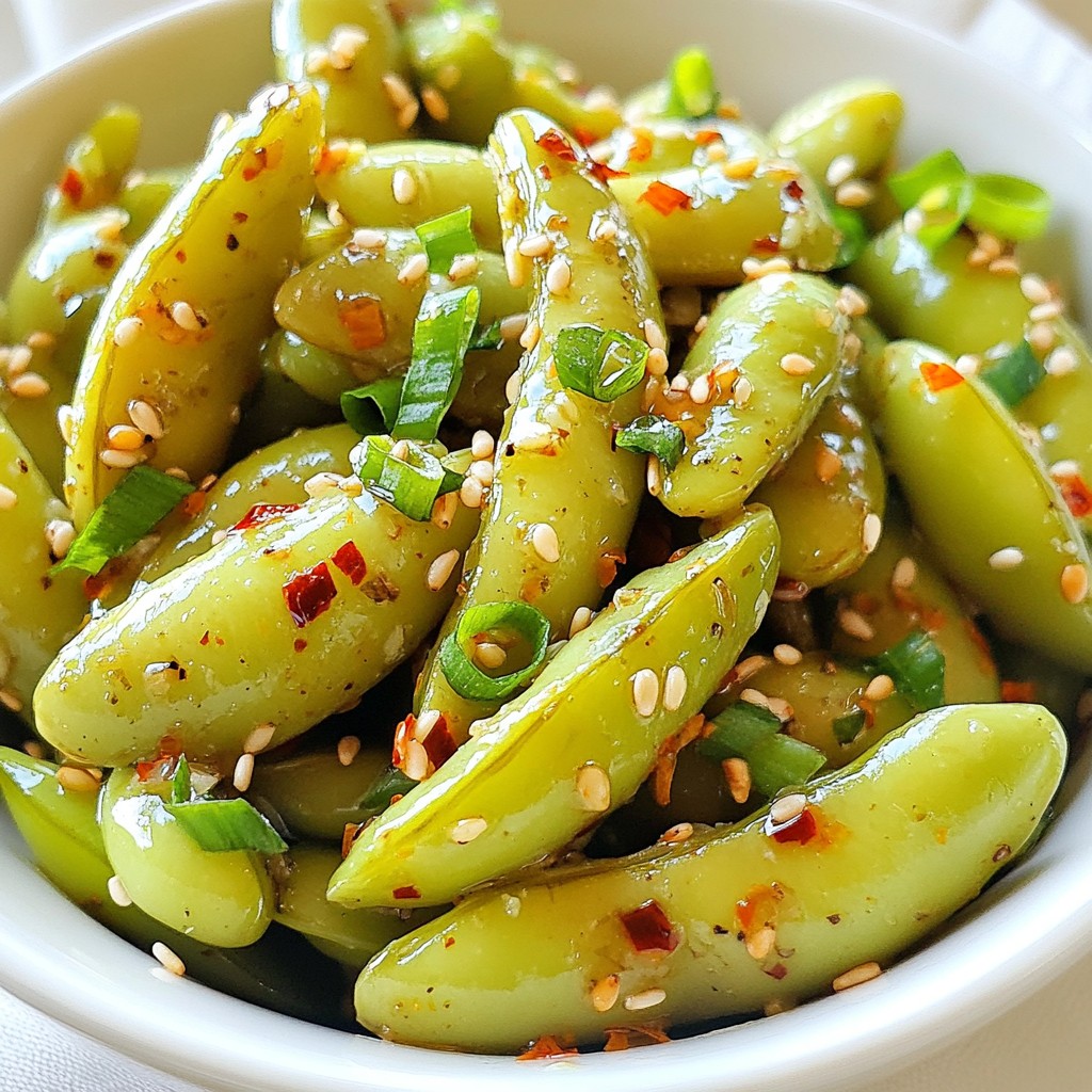 Spicy Garlic Edamame Flavorful and Easy Recipe