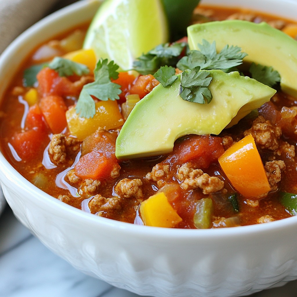 Veggie Loaded Turkey Chili Packed with Flavorful Goodness