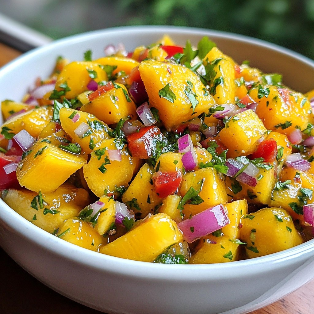 Mango Habanero Salsa Fresh and Flavorful Recipe
