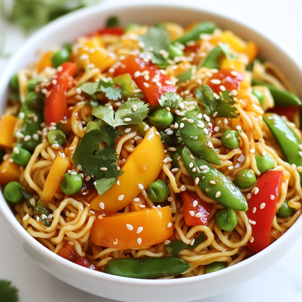 Spicy Ramen Noodle Stir Fry Quick and Flavorful Meal