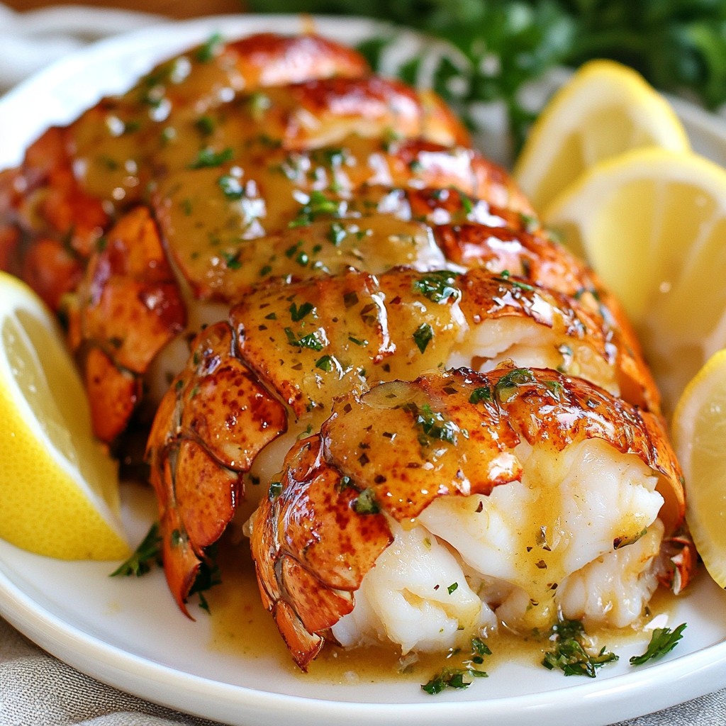 Garlic Butter Lobster Tail Savory and Simple Dish