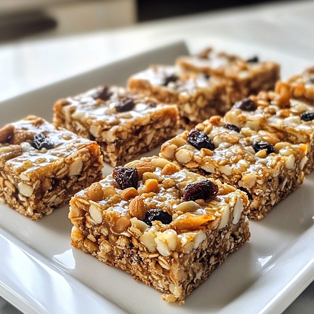 Simple No-Bake Trail Mix Snack Bars for Energy Boost