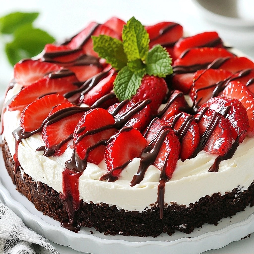 Dreamy No-Bake Chocolate Strawberry Delight Recipe