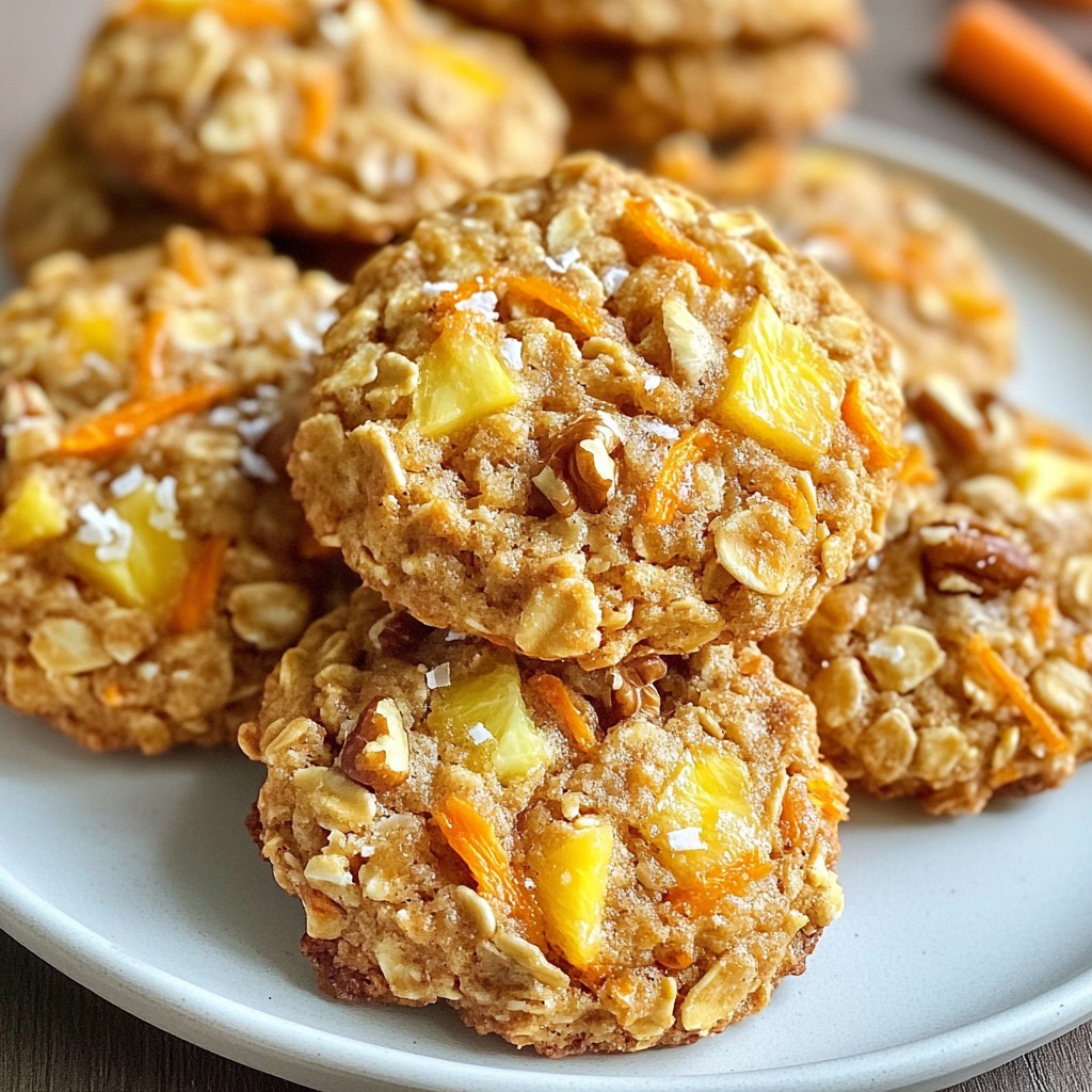 Carrot Cake Oatmeal Cookies Delightful and Easy Treat
