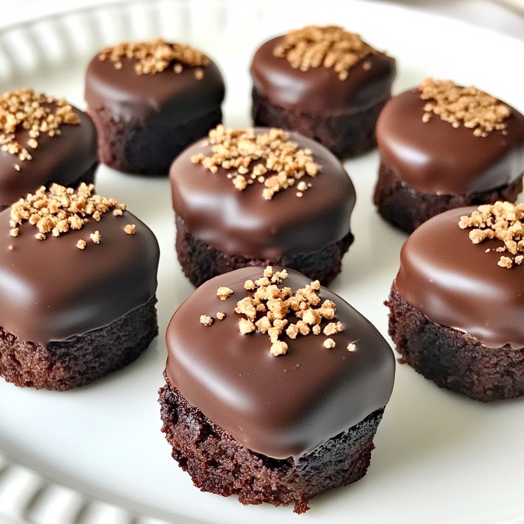 Silky No-Bake Mocha Brownie Bites Delicious Treat