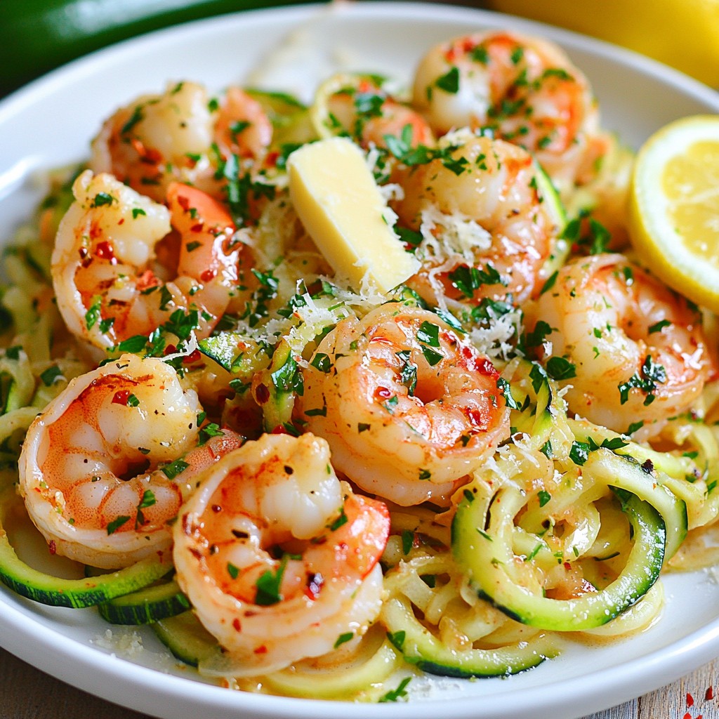 Shrimp Scampi Zoodles Flavorful and Easy Recipe