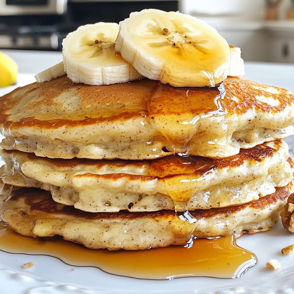 Banana Bread Pancakes Fluffy and Tasty Morning Treat