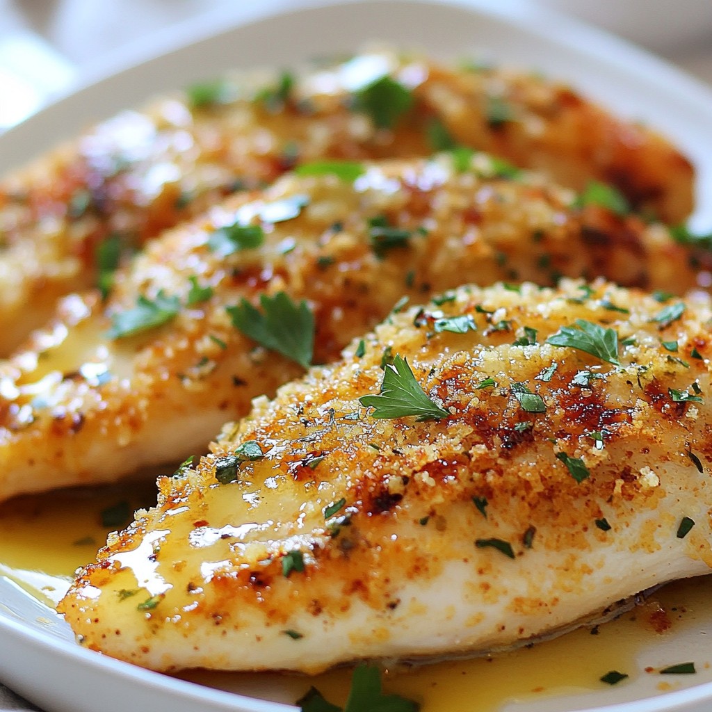 Baked Garlic Parmesan Chicken Quick and Tasty Meal