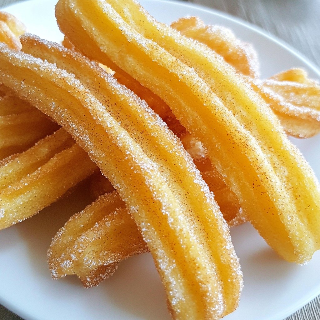 Cinnamon Sugar Churros Crispy and Delightful Treat