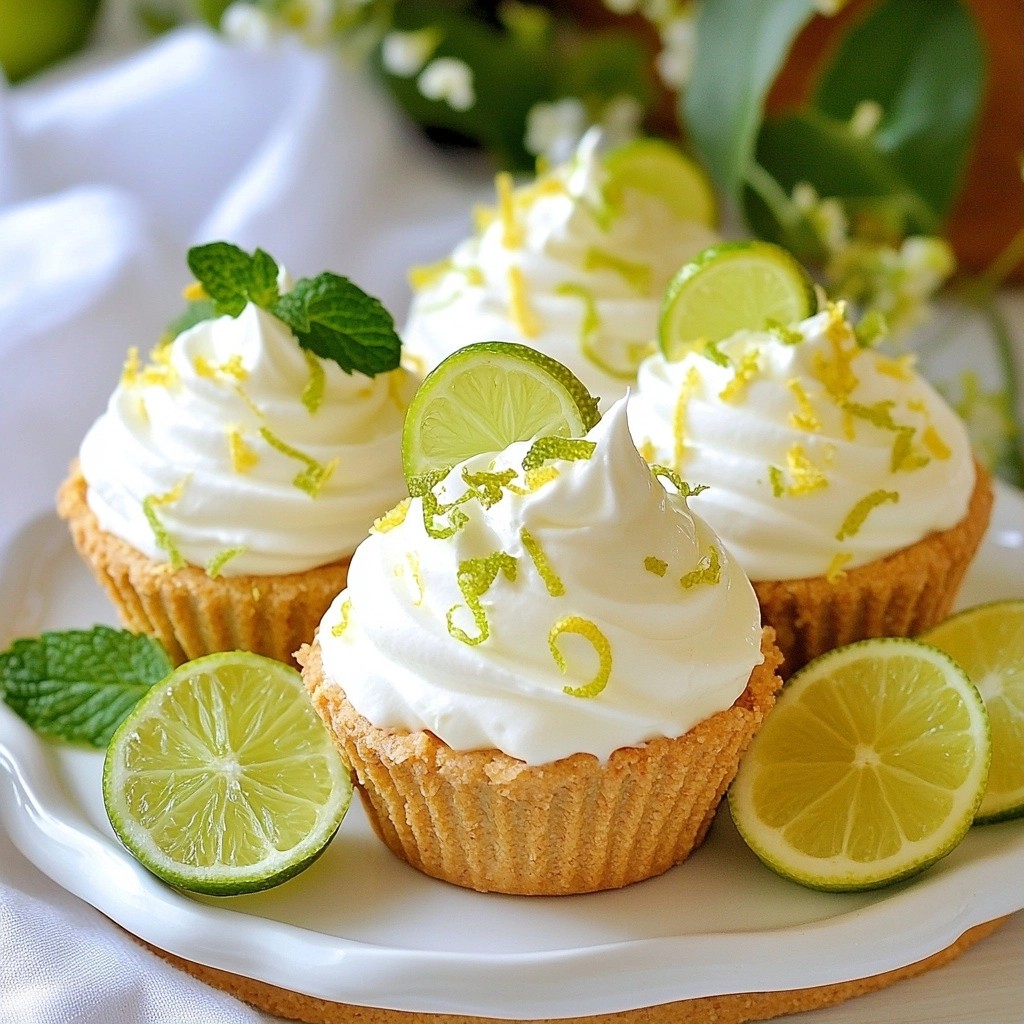 Zesty No-Bake Lime Cream Cups Refreshing and Easy