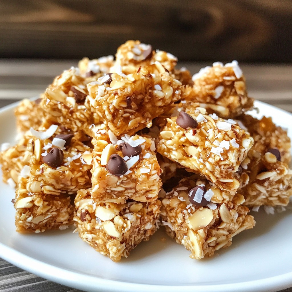 Crispy No-Bake Honey Almond Clusters Easy Snack Treat