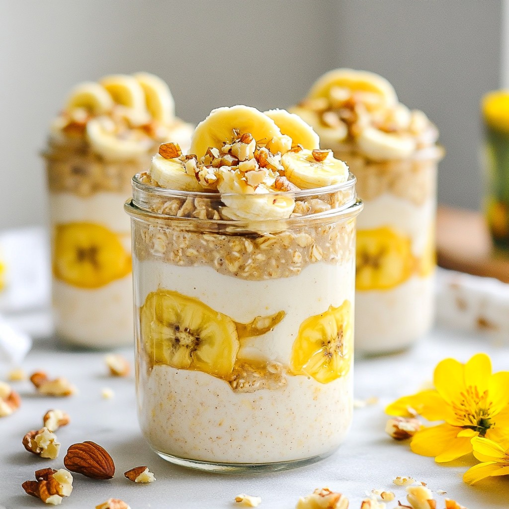 Banana Nut Overnight Oats Simple and Tasty Treat