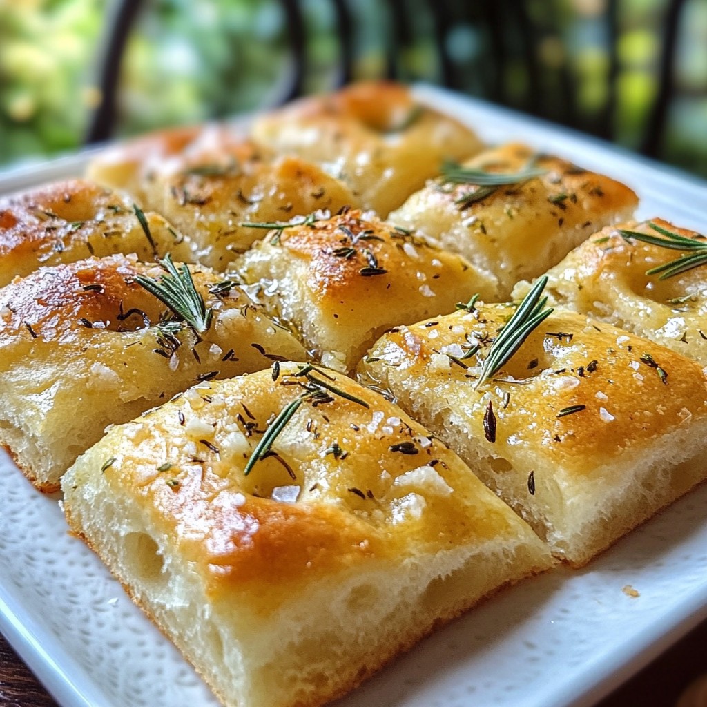 Rosemary Garlic Focaccia Easy and Flavorful Recipe