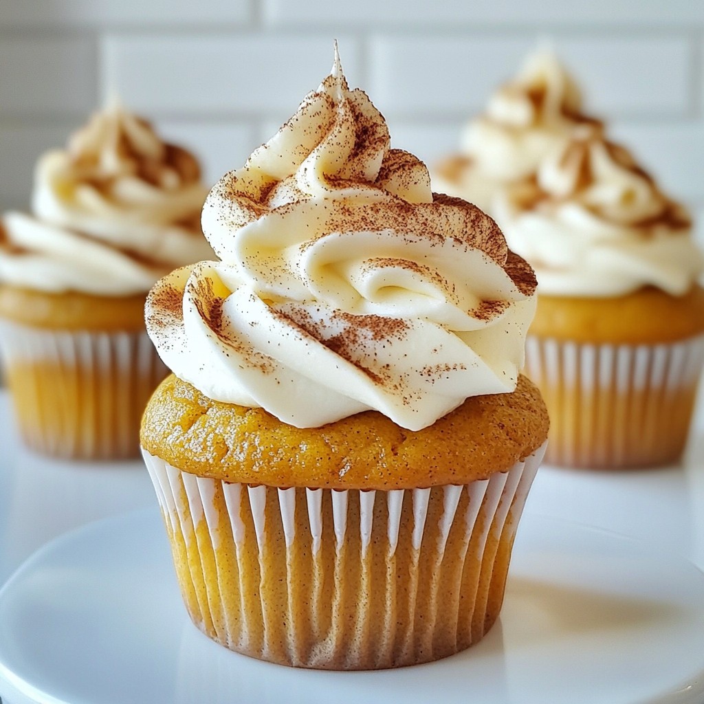 Pumpkin Spice Latte Cupcakes Delightful Fall Treat