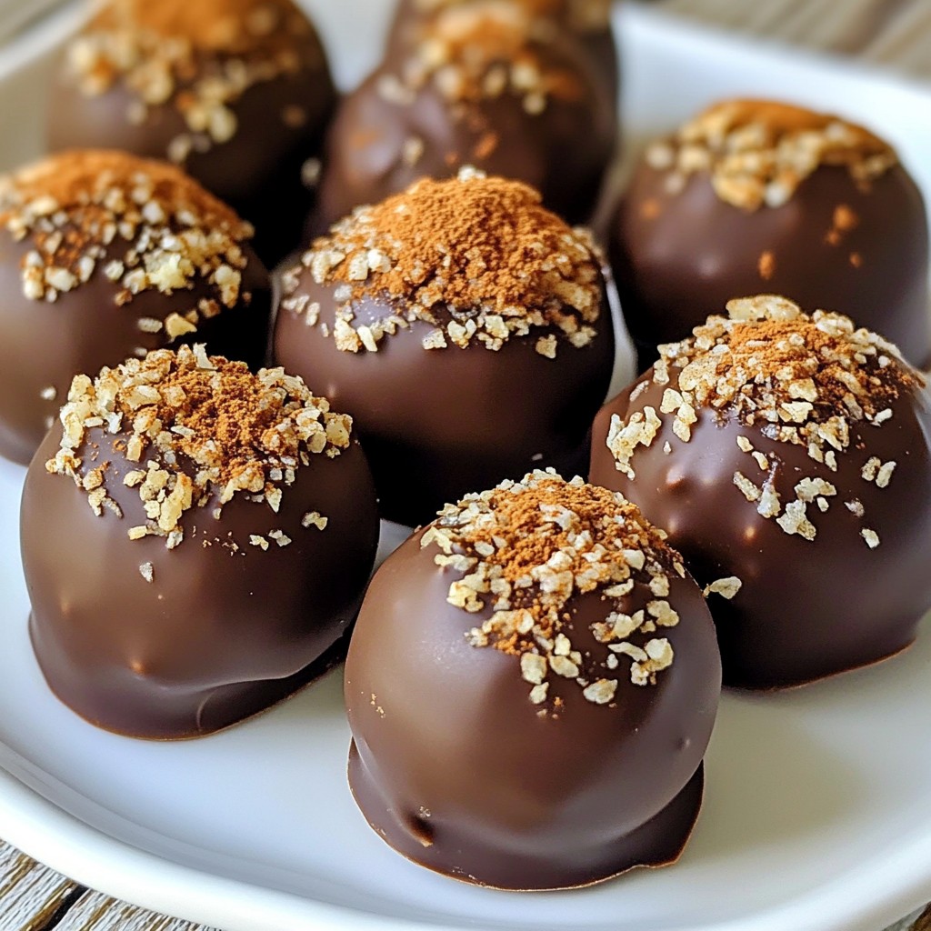 Festive No-Bake Gingerbread Spice Truffles Delight