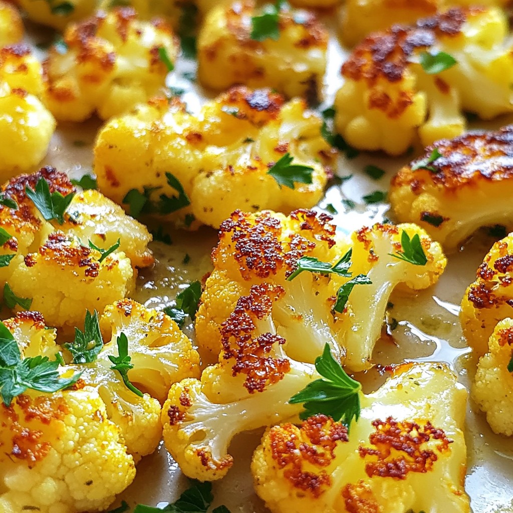 Lemon Herb Roasted Cauliflower Flavorful Side Dish