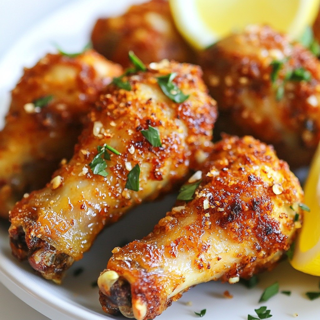 Crispy Air Fryer Chicken Drumsticks Perfectly Cooked
