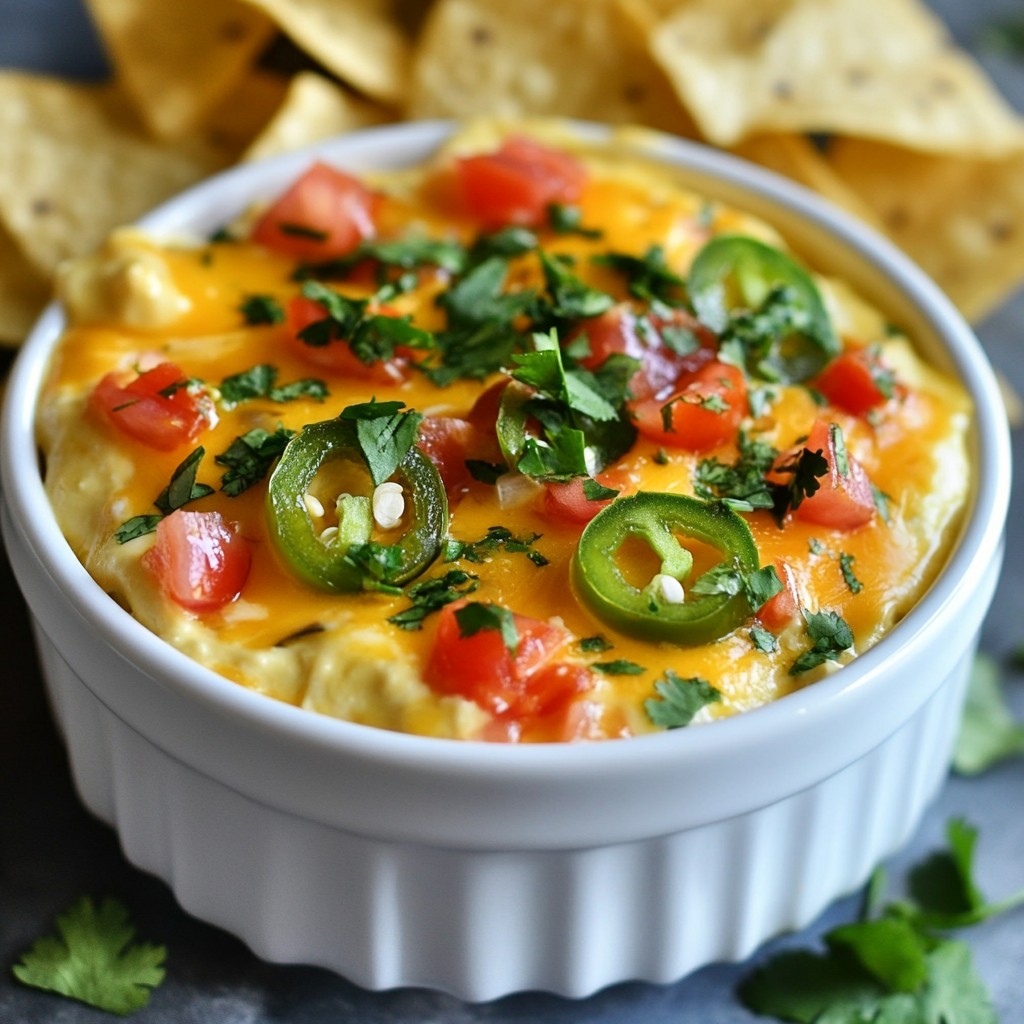 Cheesy Jalapeño Queso Dip Rich and Creamy Delight