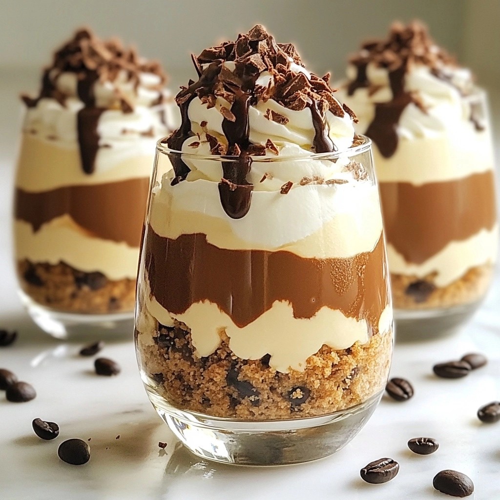 Decadent No-Bake Mocha Chocolate Parfaits Delight