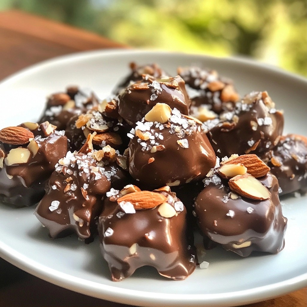 Nutty No-Bake Chocolate Almond Clusters Delight