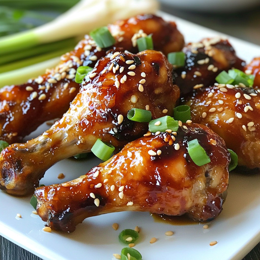 Honey Garlic Drumsticks Savory and Flavorful Meal