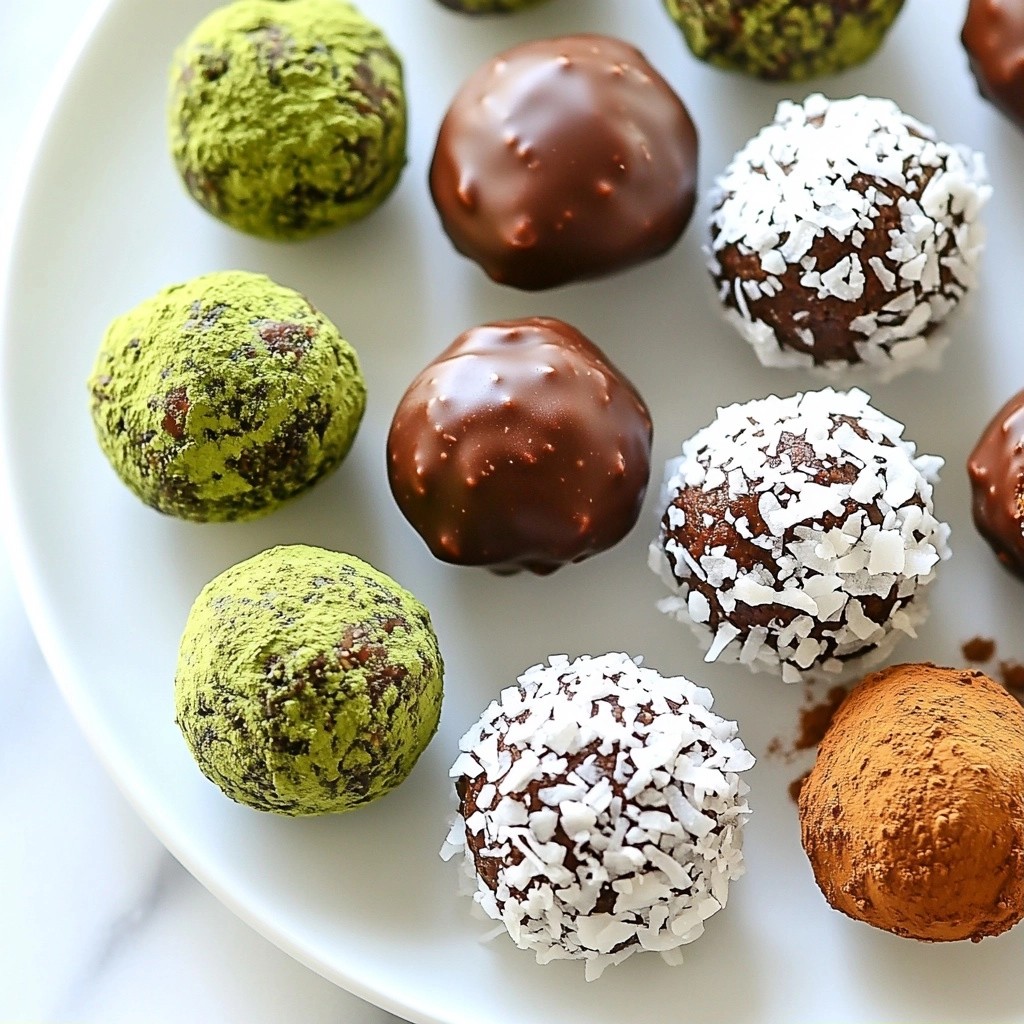 Decadent No-Bake Chocolate Matcha Truffles Recipe