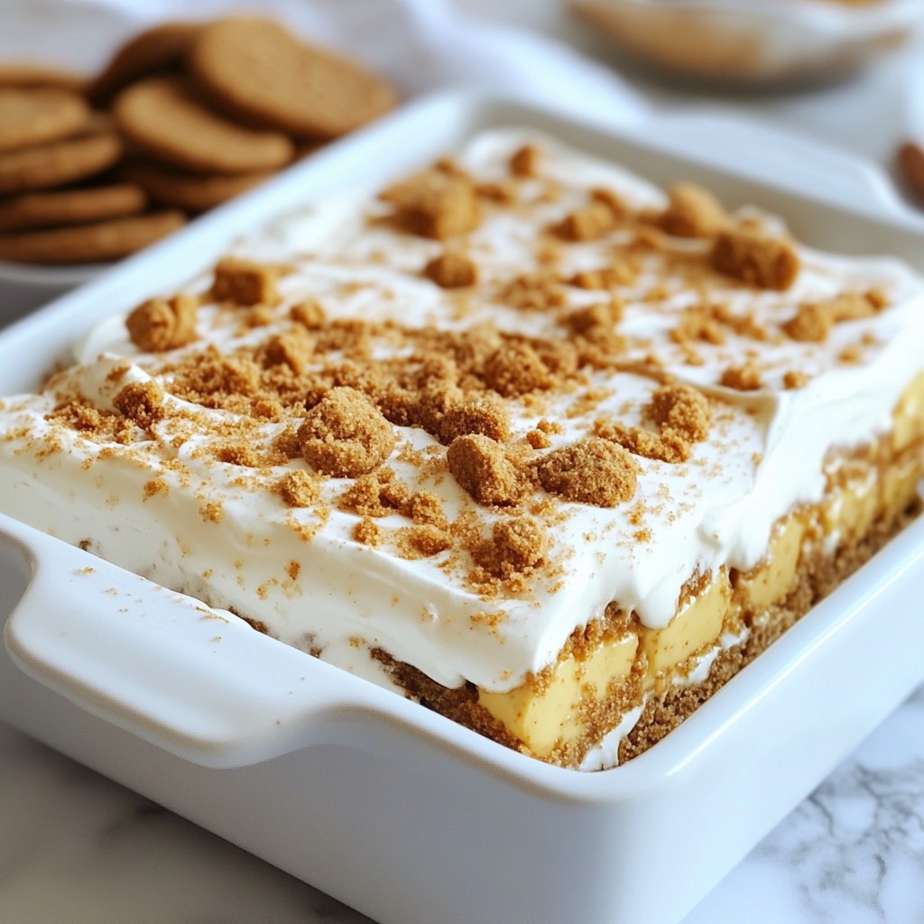 Gingerbread No-Bake Icebox Cake Delightful and Easy