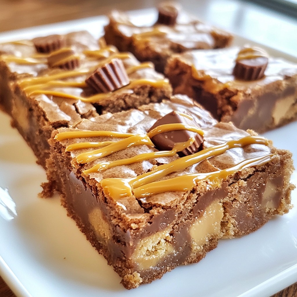 Peanut Butter Cup Blondies Irresistible Sweet Treat
