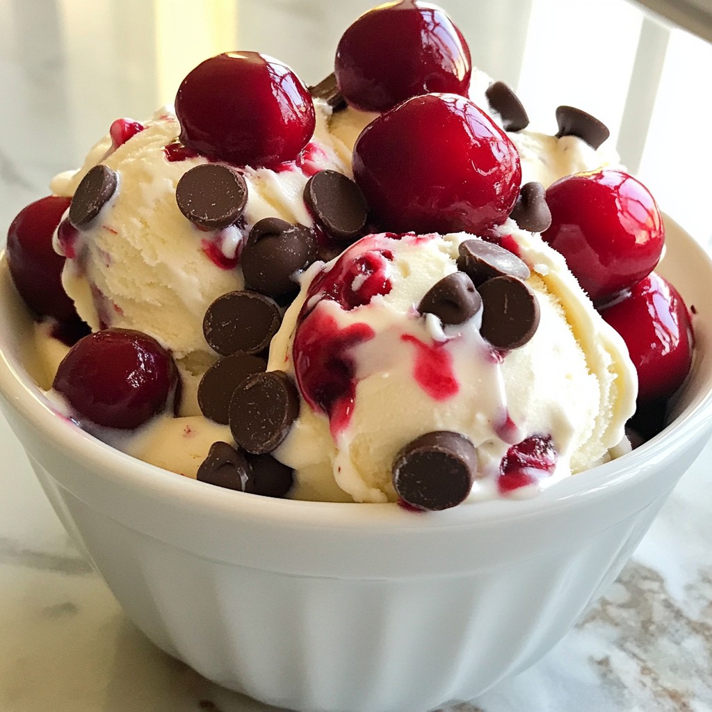 Cherry Garcia Nice Cream Deliciously Simple Treat