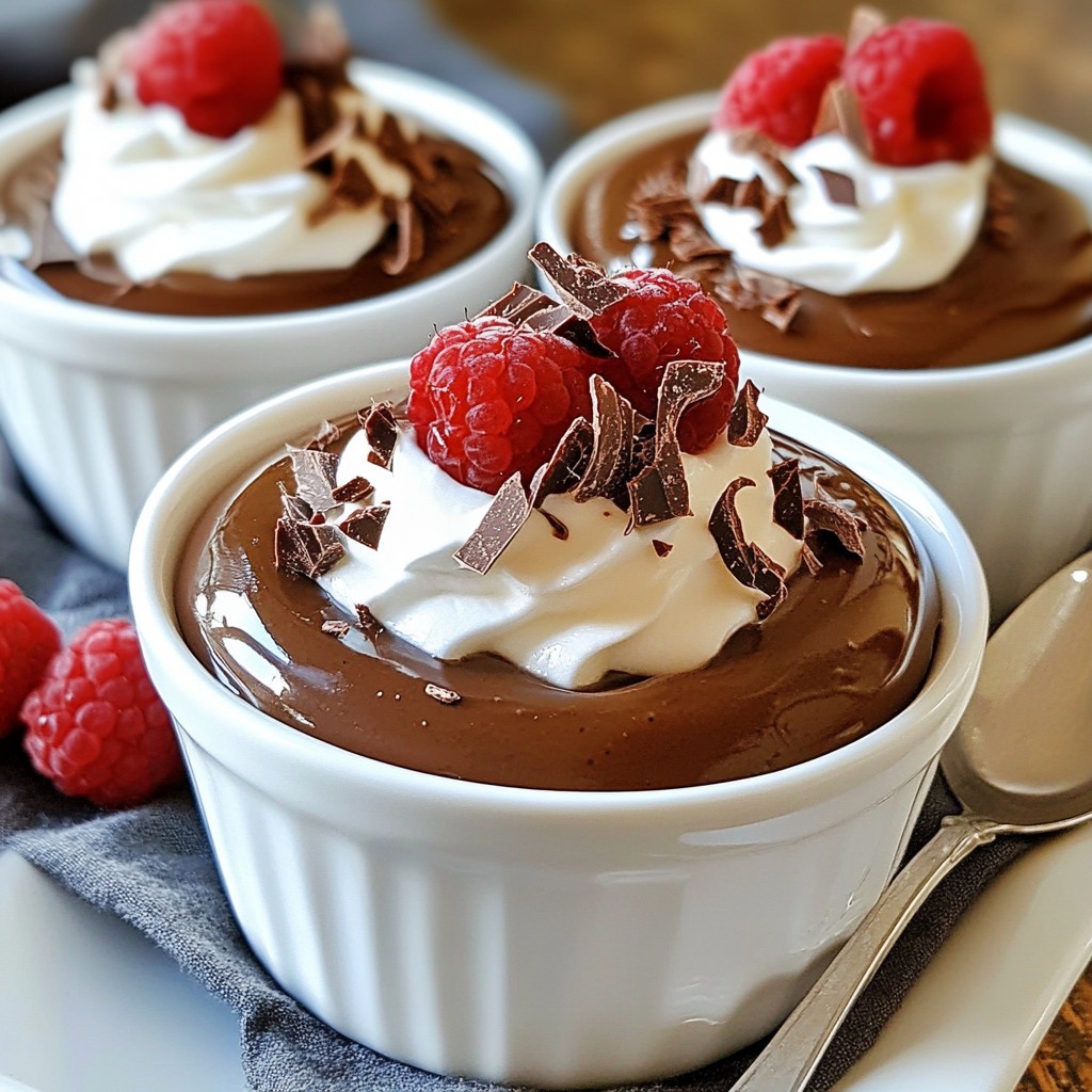 Rich No-Bake Dark Chocolate Mousse Indulgence Recipe