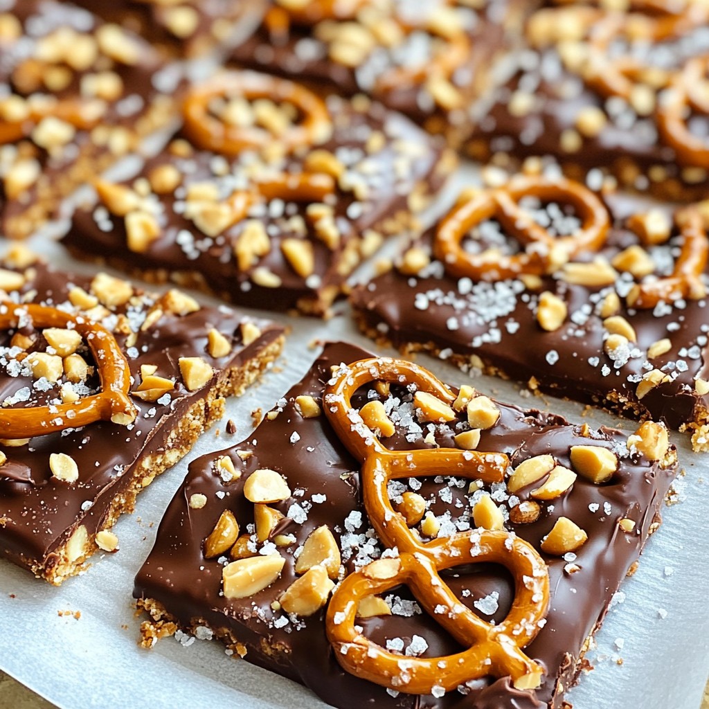Chocolate Peanut Butter Pretzel Bark Irresistible Treat