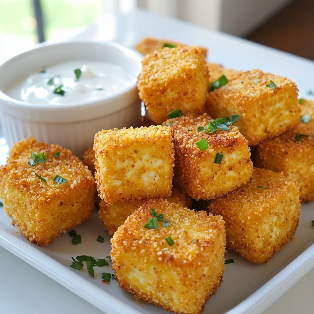 Crispy Baked Tofu Nuggets Simple and Tasty Snack