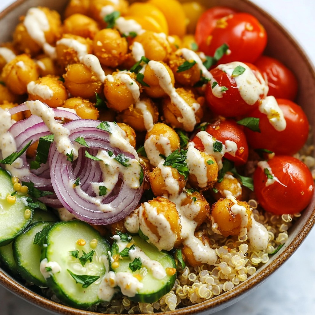 Chickpea Shawarma Bowls Flavorful and Healthy Meal