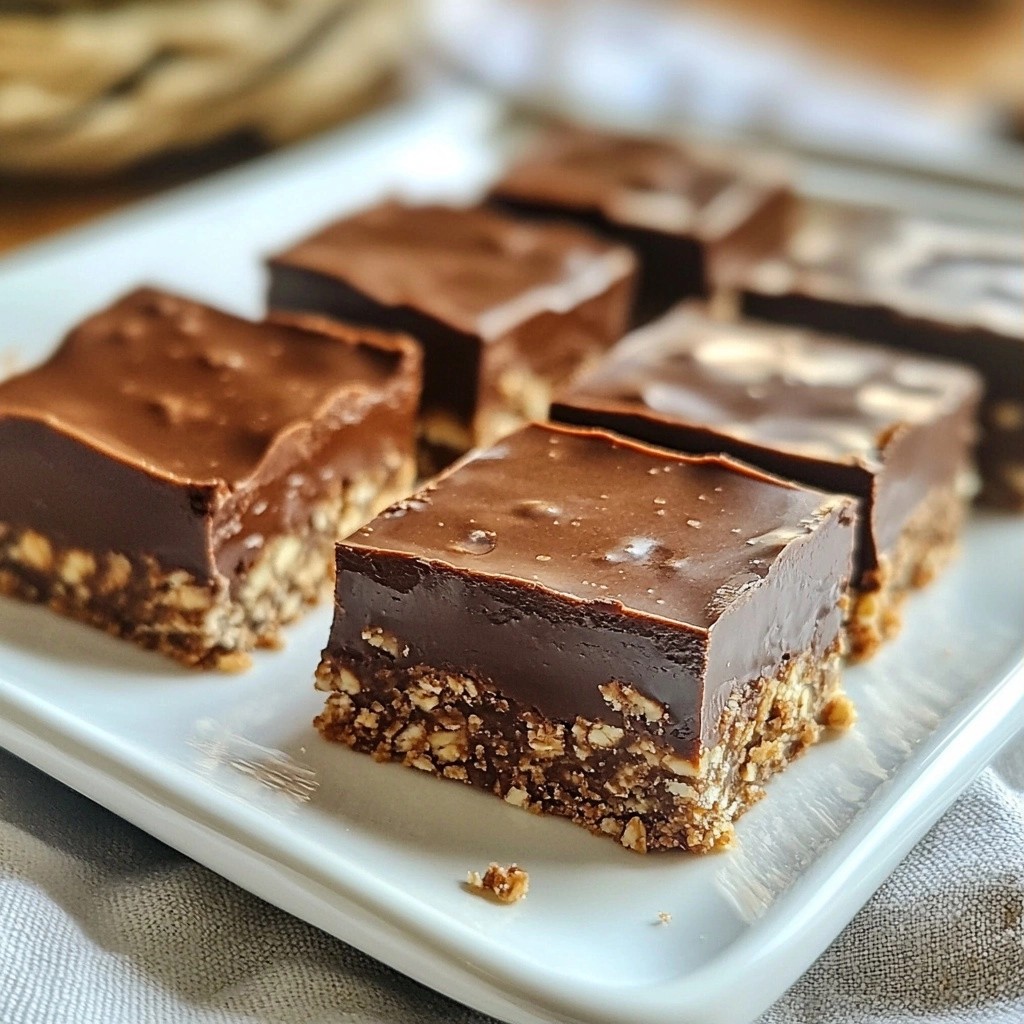 Smooth No-Bake Chocolate Espresso Bars Delightful Treat