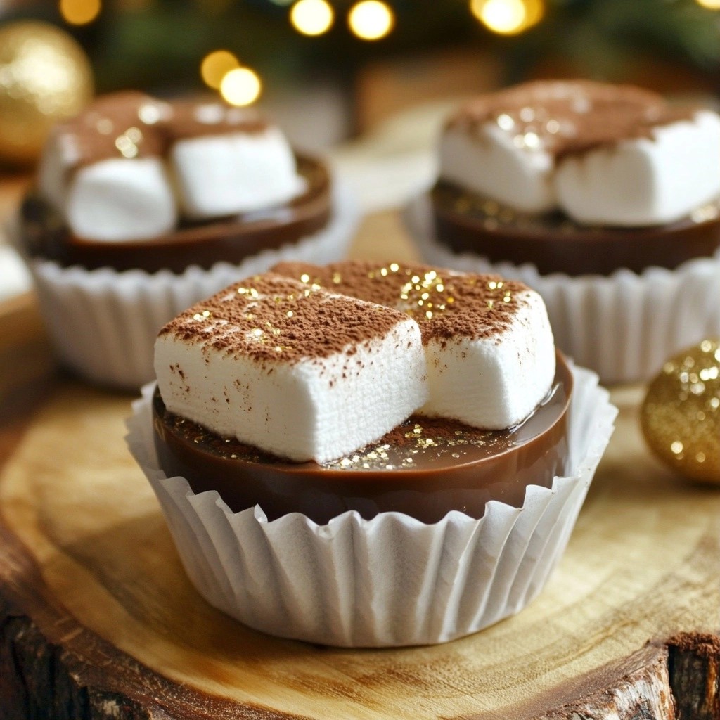 Dreamy No-Bake Marshmallow Fudge Cups Delight
