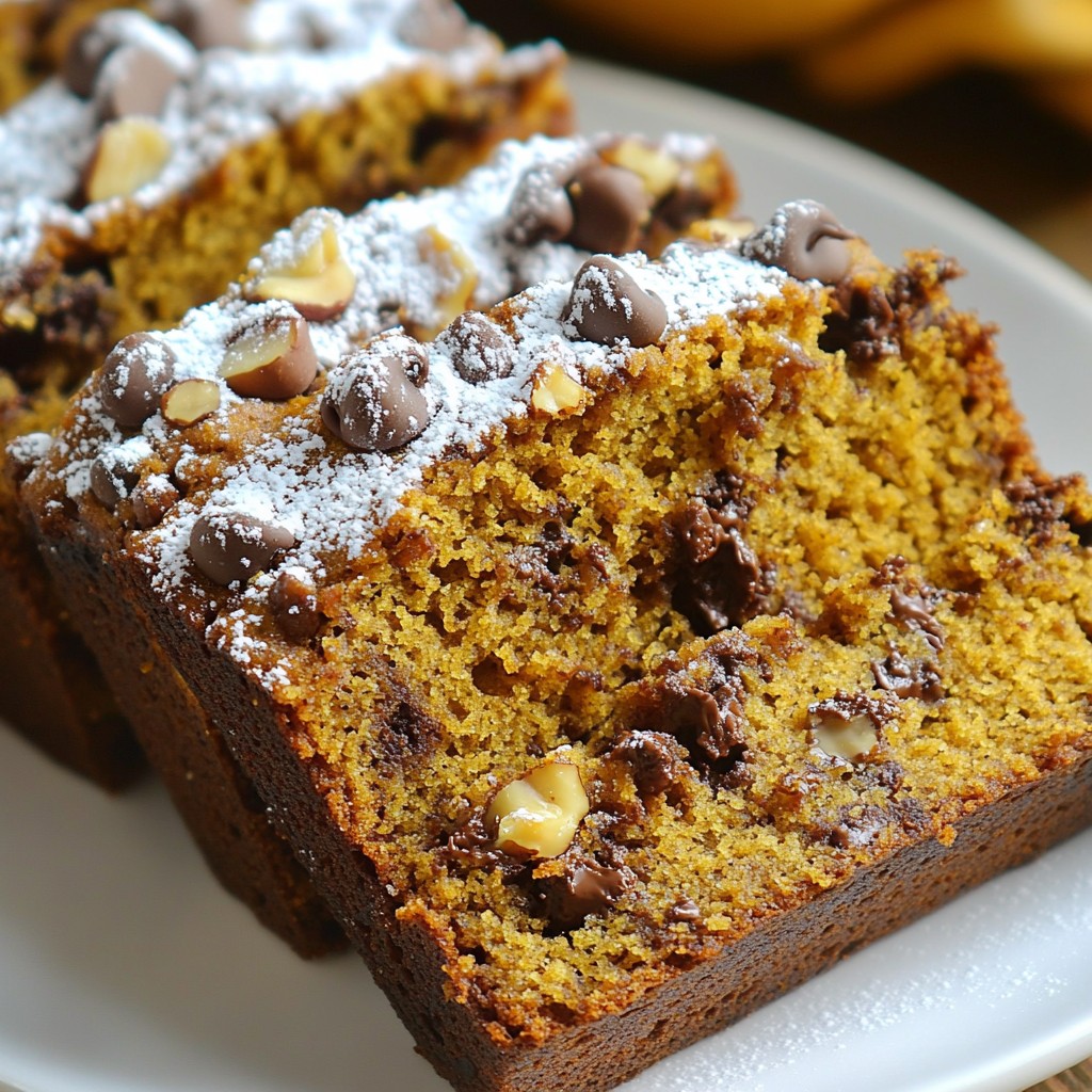 Chocolate Chip Pumpkin Bread Delightful Fall Treat