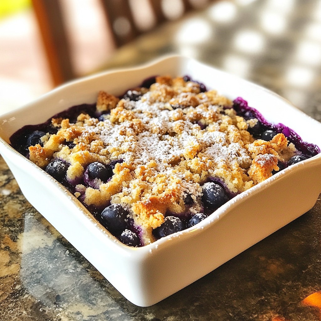 Blueberry Crumble Coffee Cake Delightful and Easy Recipe