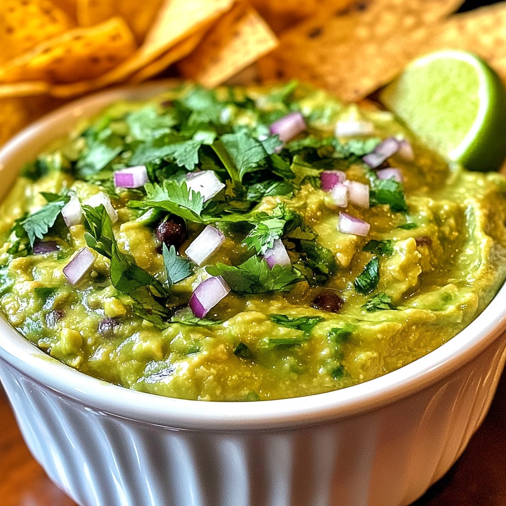 Avocado Lime Black Bean Dip Flavorful and Easy Snack