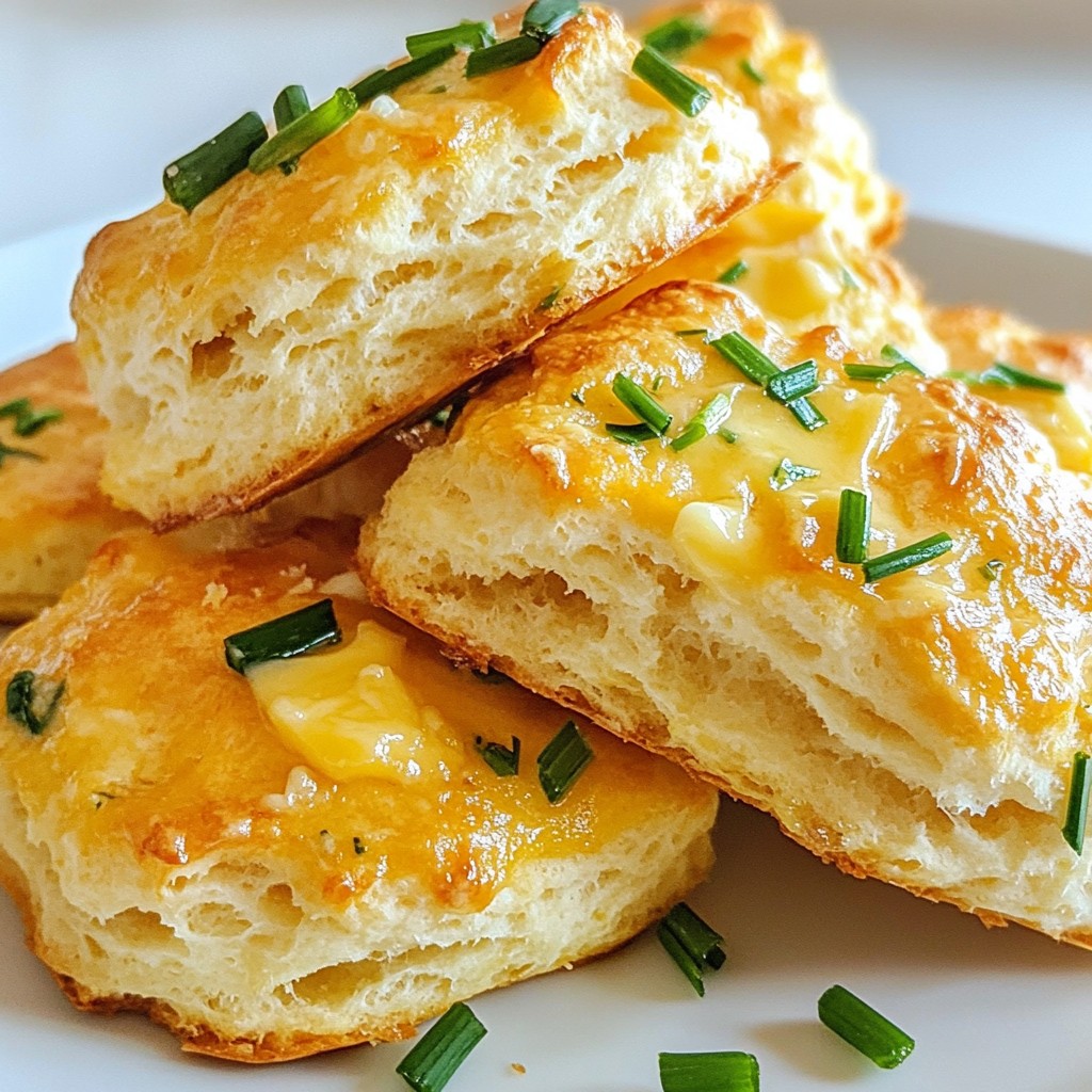 Cheddar Chive Drop Biscuits Fluffy and Delicious Treat