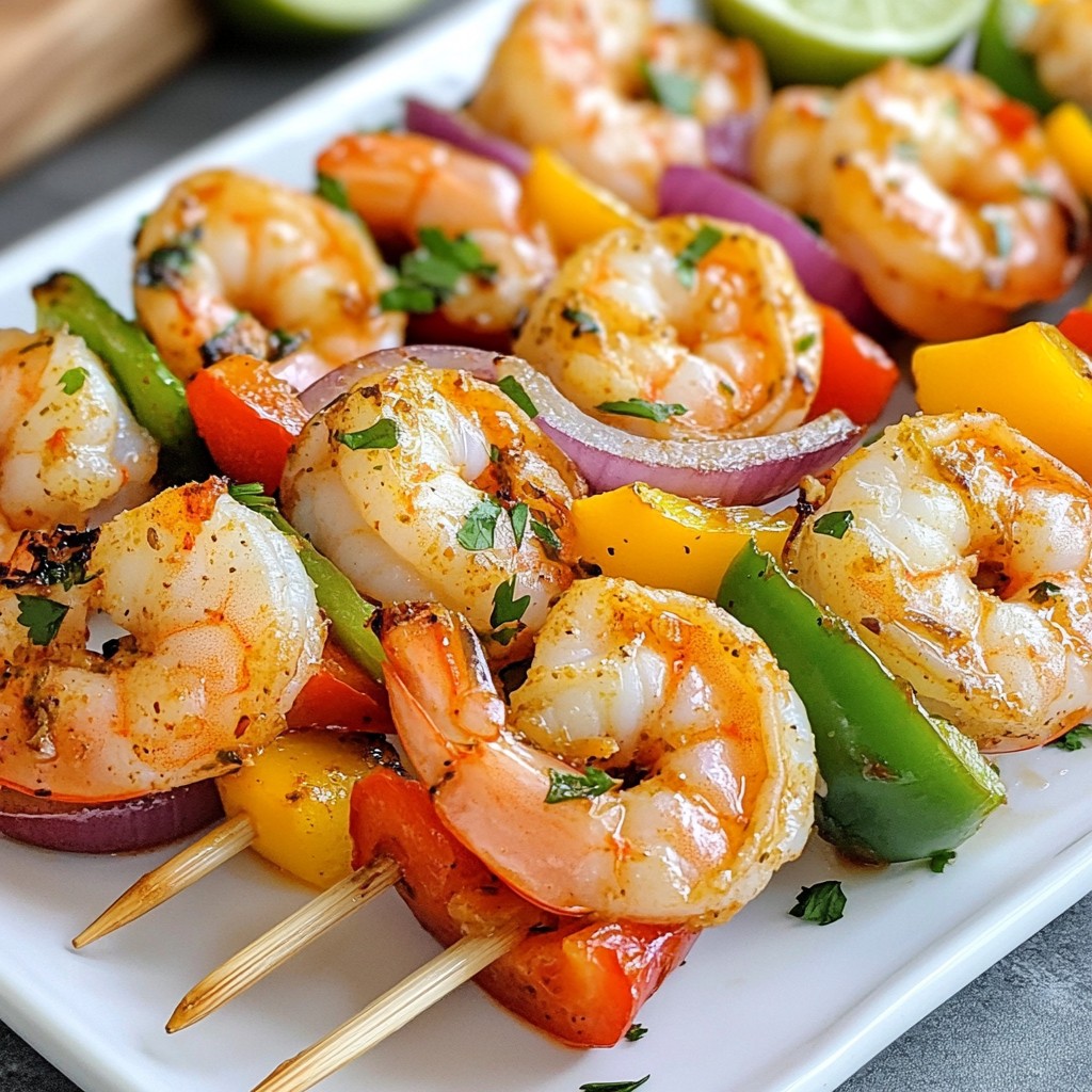 Chipotle Lime Shrimp Skewers Tasty Grilling Recipe