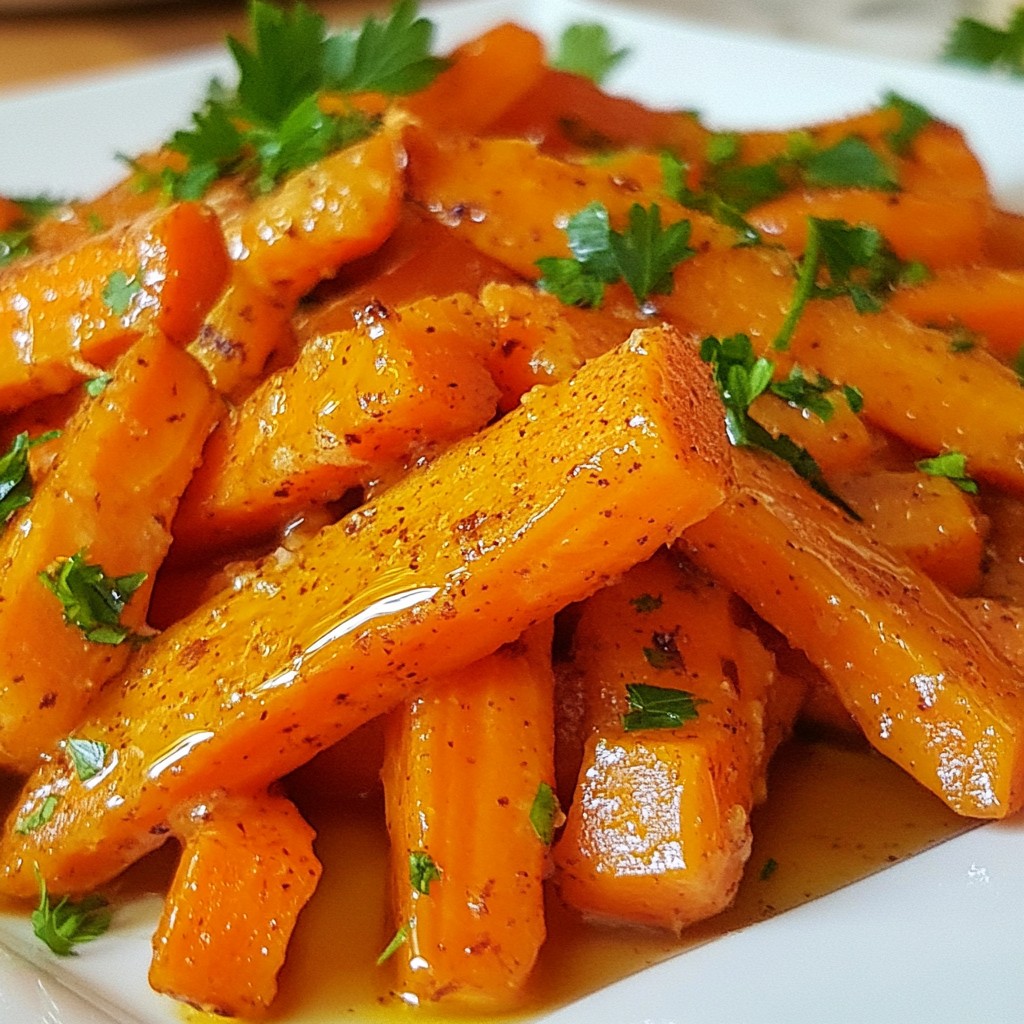 Maple Glazed Carrot Fries Tasty and Healthy Snack