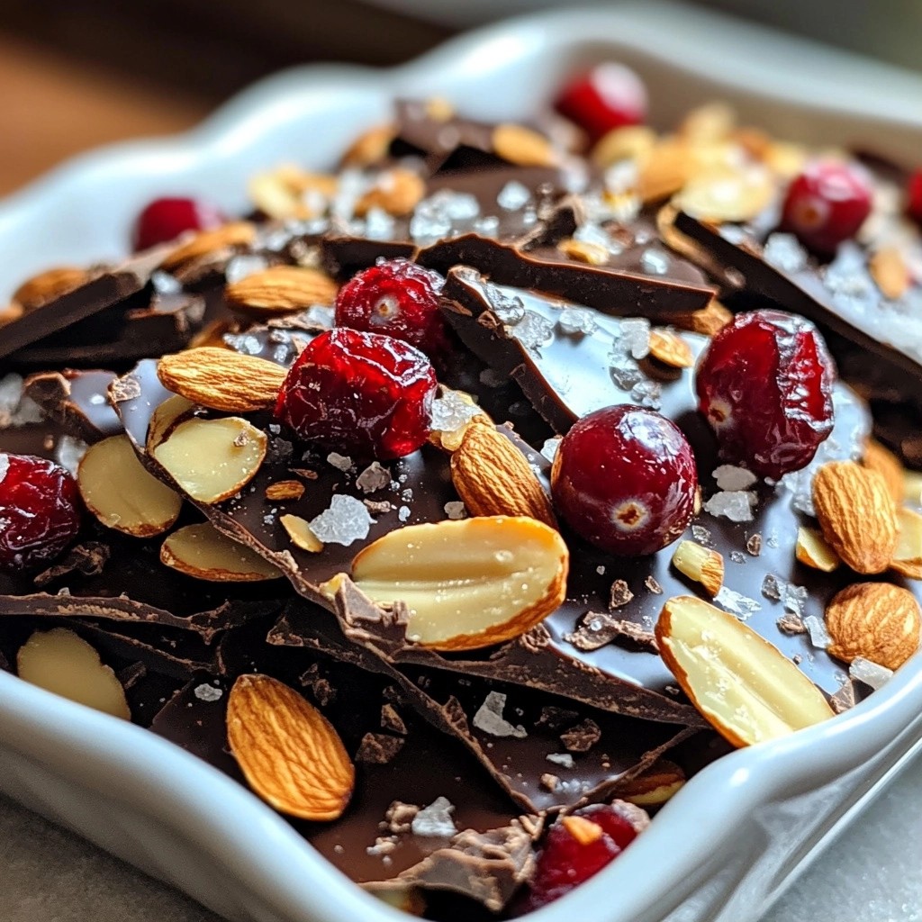 Rich No-Bake Chocolate Almond Bark Sweet Treat Recipe