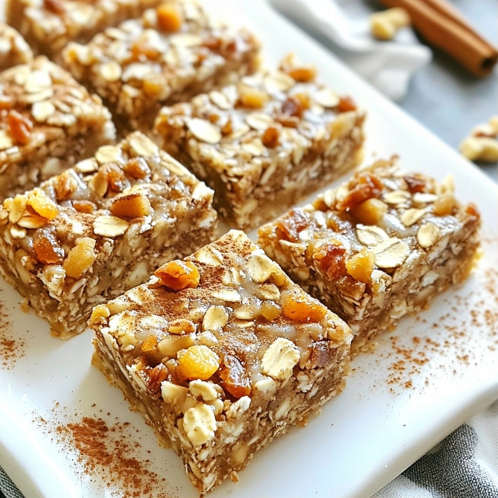 Chewy No-Bake Chai Spice Oat Bars Perfectly Delicious