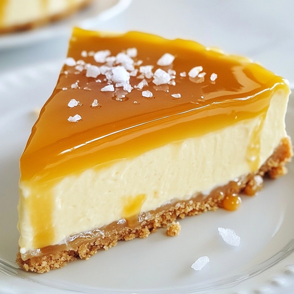Decadent No-Bake Salted Caramel Cheesecake Recipe