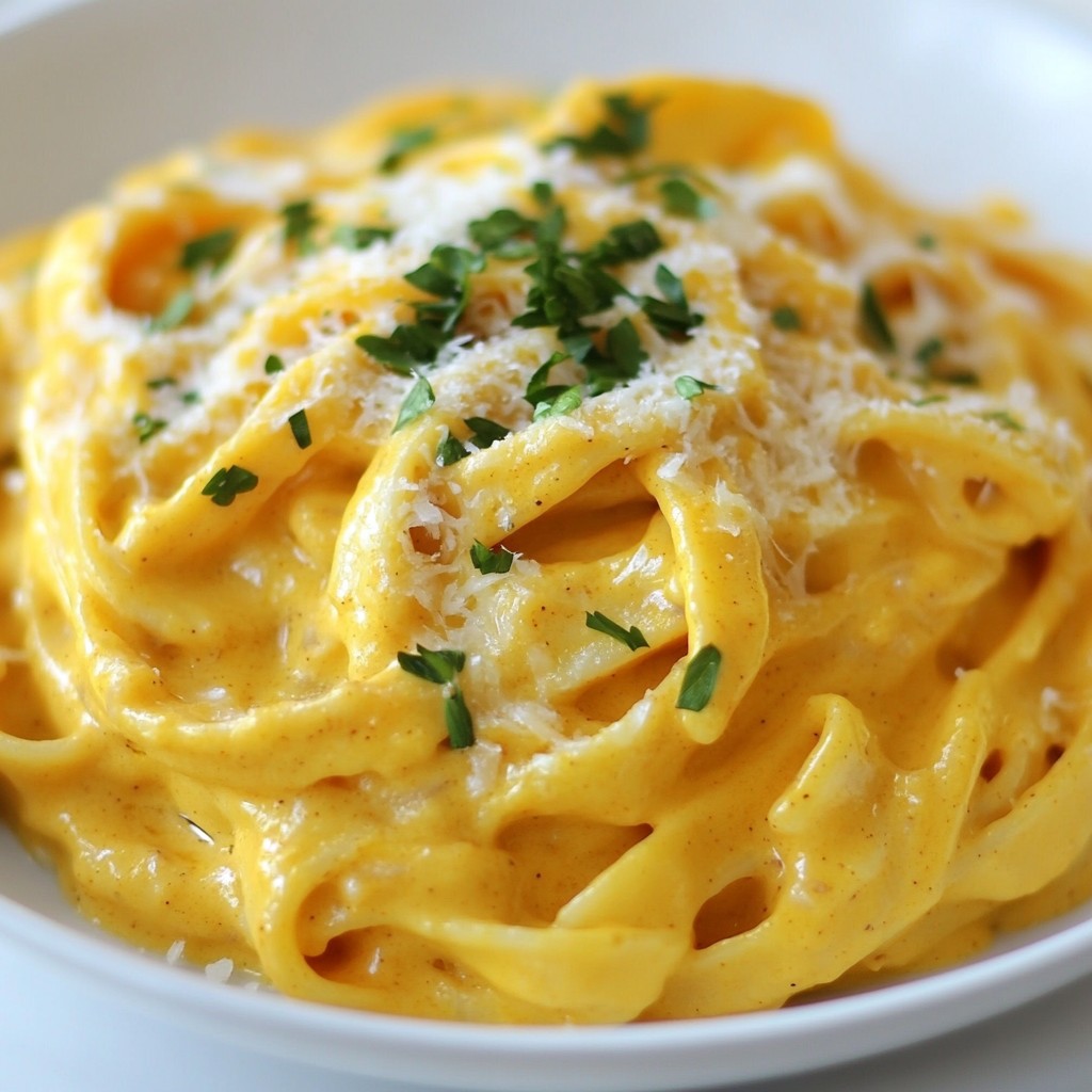 Creamy Pumpkin Alfredo Rich and Simple Recipe