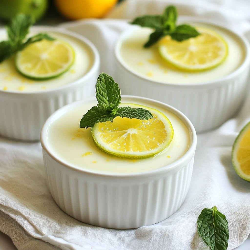 Coconut Lime Panna Cotta Delightfully Simple Recipe