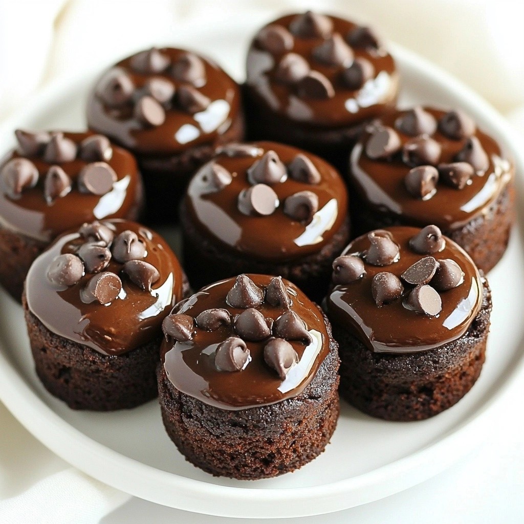 No-Bake Triple Chocolate Brownie Bites Delight