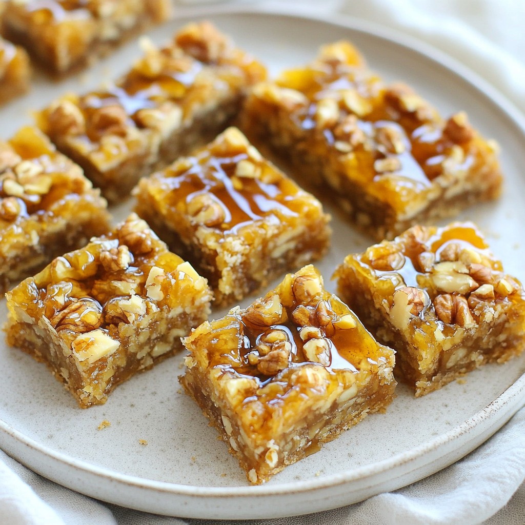 Chewy No-Bake Maple Walnut Bars Flavorful and Simple